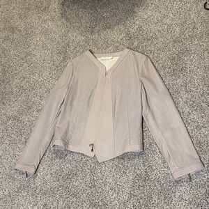 EUC Tory Burch Nicki Perforated Leather Jacket - sz 10